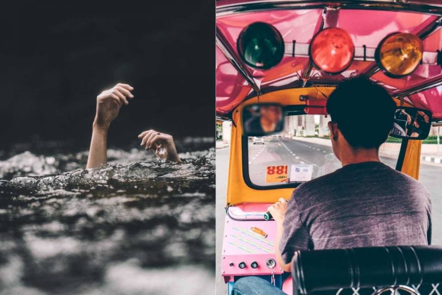 தாயையும் குழந்தையையும் காப்பாற்றிவிட்டு தனது உயிரை தியாகம் செய்த ஆட்டோ ஓட்டுநர்!
