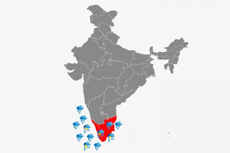 தமிழகத்தில் 7-ம் தேதி அதிக கனமழைக்கான ரெட் அலர்ட் எச்சரிக்கை - இந்திய வானிலை ஆய்வு மையம் 