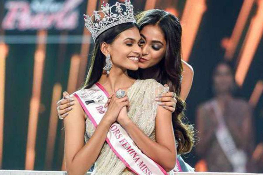 மிஸ் இந்தியா 2019 பட்டம் வென்றார் ராஜஸ்தான் மாநிலத்தை சேர்ந்த சுமன் ராவ்!
