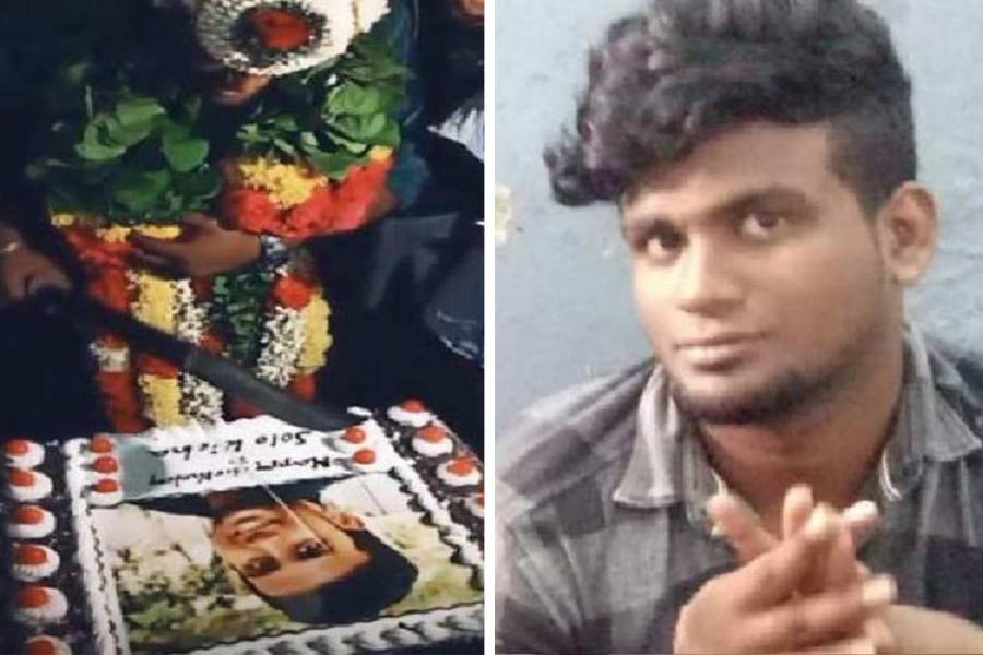 அரிவாளால் கேக் வெட்டி பிறந்த நாள் கொண்டாடிய ரவுடியை ஓட ஓட விரட்டி கைது செய்தது போலீஸ்! 