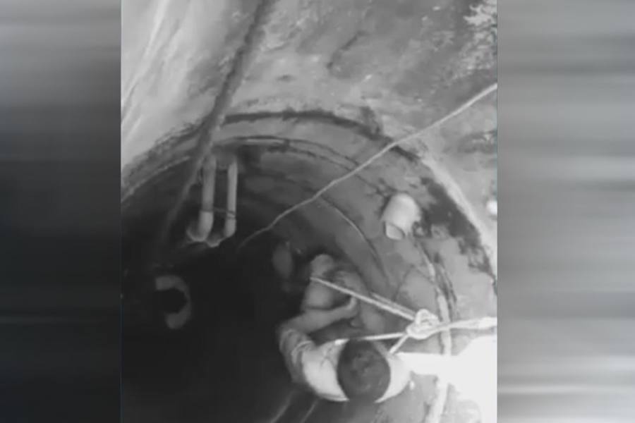 போலீசாருக்கு பயந்து கிணற்றில் பதுங்கிய திருடன் மீட்பு!