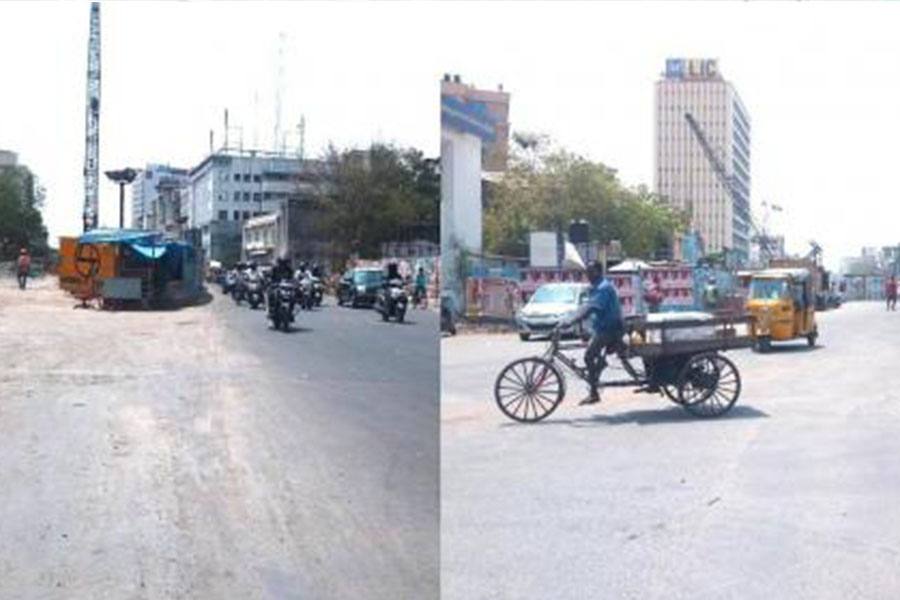 மெட்ரோ ரயில் பணிகள் முடிவடைந்தது அடுத்து அண்ணாசாலையில் போக்குவரத்து மாற்றம்!