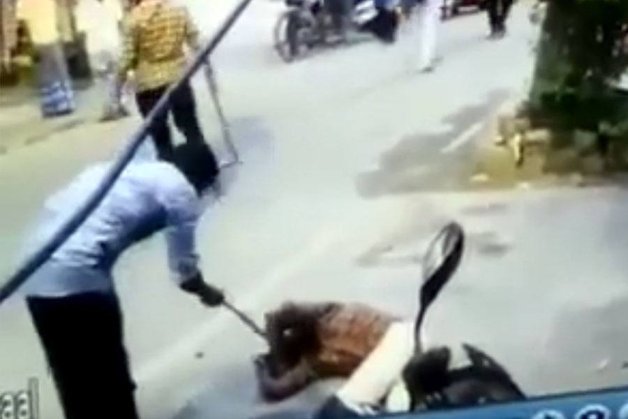 திருச்சியில், பட்டப்பகலில் தங்கையின் காதலனுக்கு அரிவாள் வெட்டு!