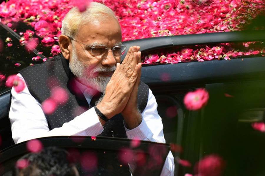 பா.ஜ.க. தலைமை அலுவலகம் வந்த பிரதமர் மோடிக்கு தொண்டர்கள் உற்சாக வரவேற்பு!