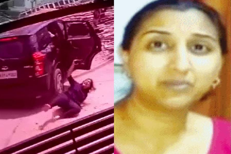வாகனத்தில் இருந்து மனைவியை கீழே தள்ளி கொல்ல முயன்ற கணவர் - கோவையில் பரபரப்பு 