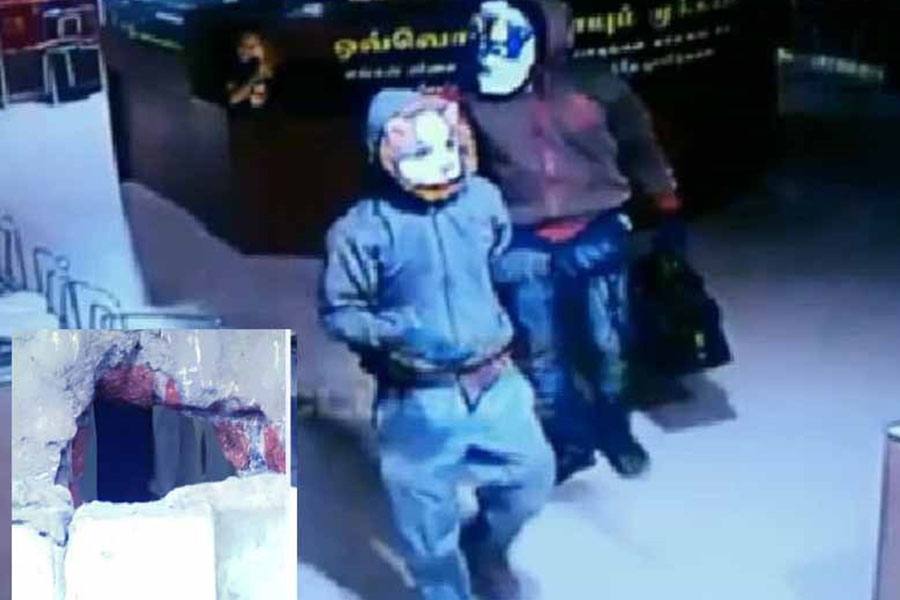 விலங்குகளின் முகமூடி அணிந்து திருச்சி நகைக்கடையில் ரூ.36 கோடி நகைகள் கொள்ளை!